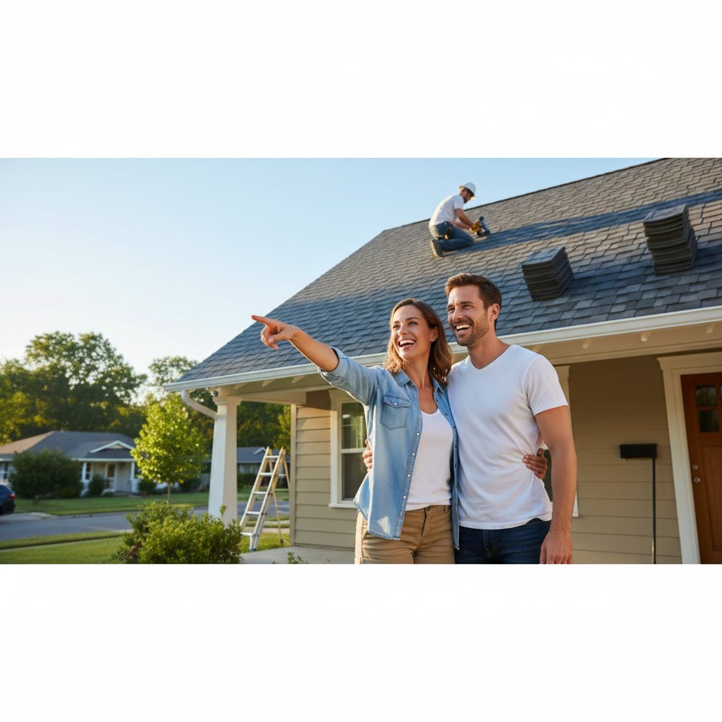 Metal roofing installation on residential home in Converse Texas